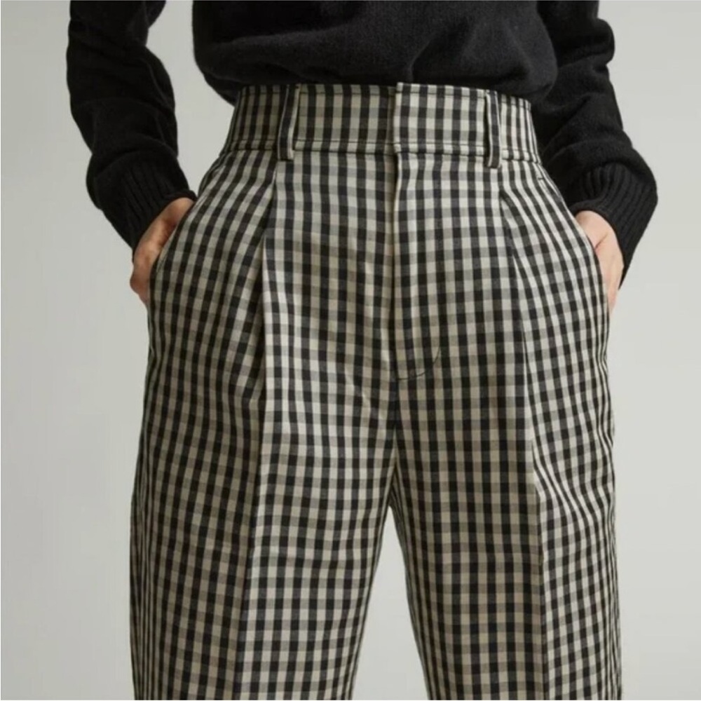 Everlane Plaid Tan & Black